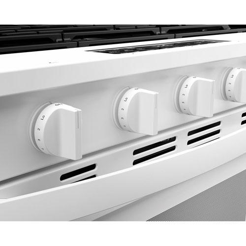 Whirlpool 30" 5.0 Cu. Ft. Fan Convection 5-Burner Slide-In Gas Range - White