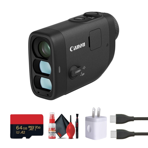 Canon PowerShot GOLF Rangefinder + Camera | 6xâ€“12x Zoom, Slope Correction - Bundle