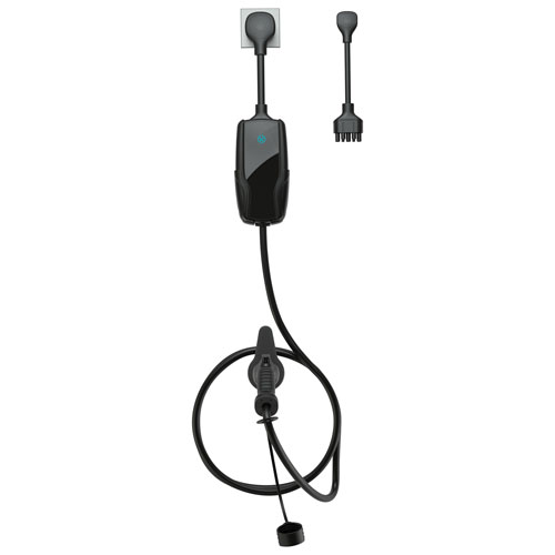 Chargeur de véhicule électrique intelligent portatif de niveau 2 de 32 A Flex-AC Elite de Pion Power - Noir