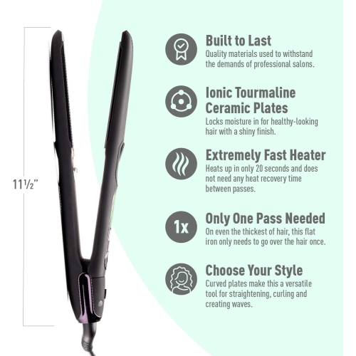 MINT 1" COSMO IONIC FLAT IRON MVK12
