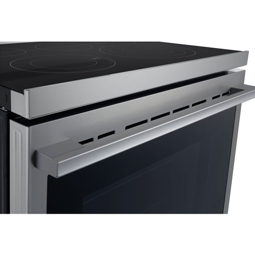 LG 30" 6.3 Cu. Ft. True Convection 5-Element Freestanding Electric Air Fry Range - Stainless Steel