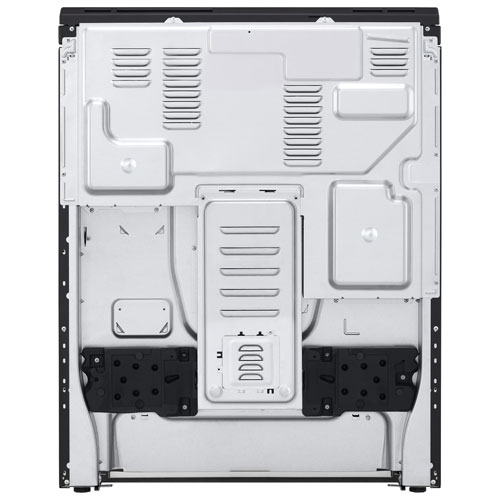 LG 30" 6.3 Cu. Ft. Fan Convection 5-Element Slide-In Electric Air Fry Range (LSEL6333ZE) - Black Stainless Steel