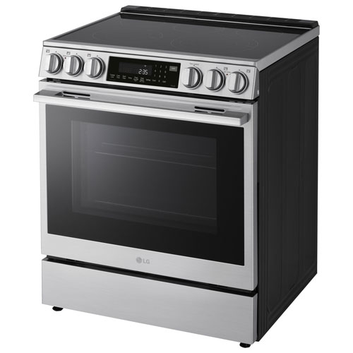 LG 30" 6.3 Cu. Ft. True Convection 5-Element Slide-In Electric Air Fry Range (LSEL6337XE) - Stainless Steel