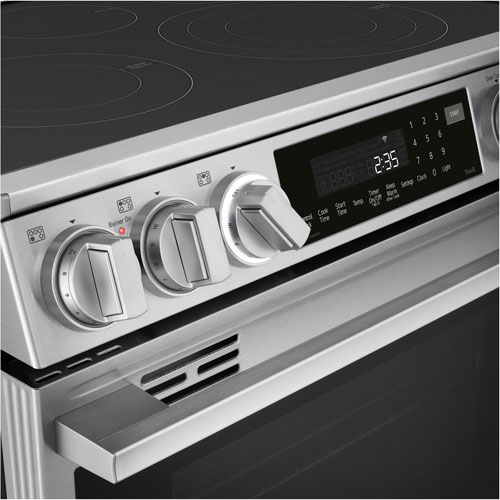 LG 30" 6.3 Cu. Ft. True Convection 5-Element Slide-In Electric Air Fry Range (LSEL6337XE) - Stainless Steel
