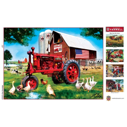1000 Pc Puzzle - Red Nostalgia