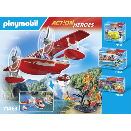 Playmobil Action Heroes - Firefighting Sea Plane