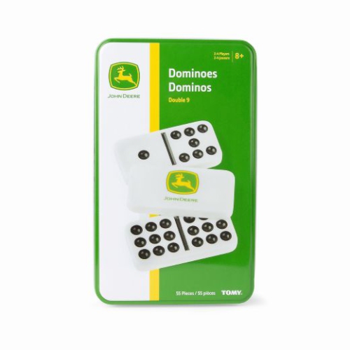 John Deere Dominoes Double 9 Set