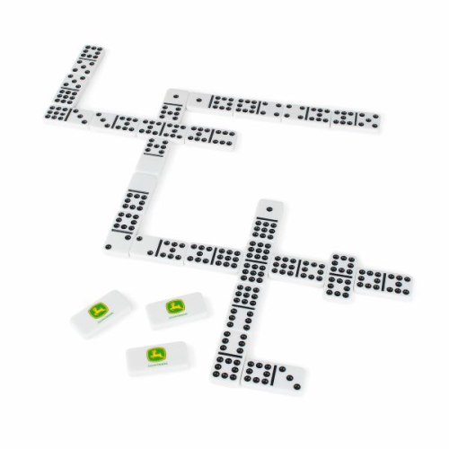 John Deere Dominoes Double 9 Set