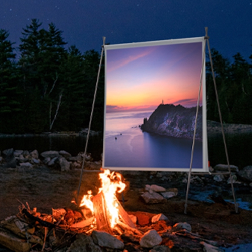 XGIMI 70” Portable Projector Screen – Outdoor-Ready, Lightweight & Waterproof