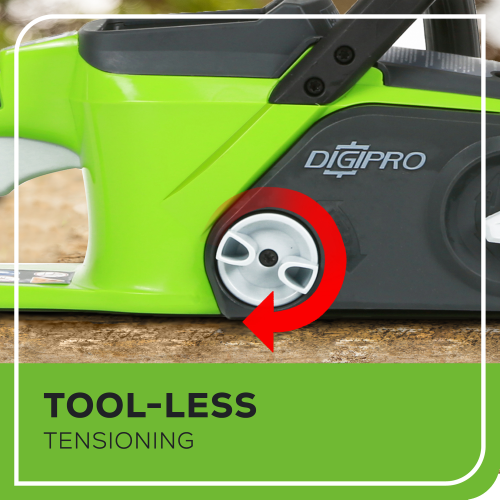 Greenworks 40V 14" Brushless Chainsaw, Battery and Charger Not Included