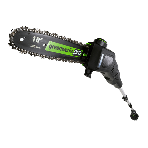 Greenworks 60V 10" Brushless Polesaw, Battery and Charger Not Included