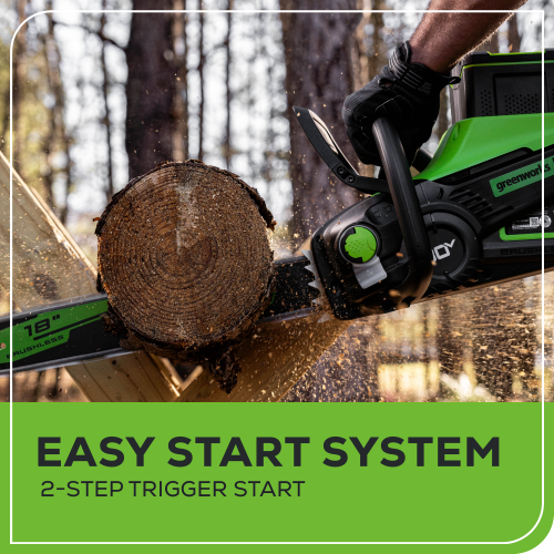 Greenworks Pro 80V 18" Brushless Chainsaw, Battery and Charger Not Included