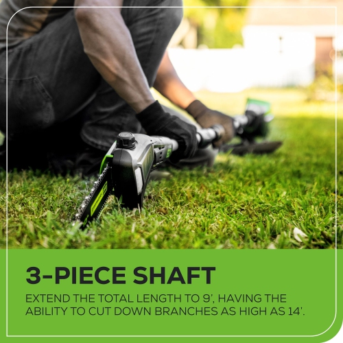 Greenworks 60V 10" Gen 2 Brushless Pole Saw, 2.0Ah Battery and Charger Included