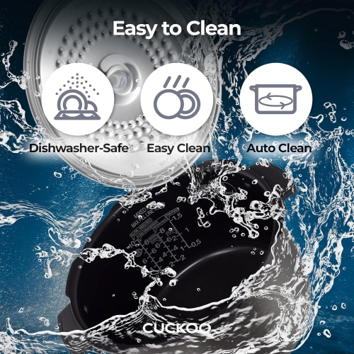 Autocuiseur à riz de 6&nbsp;tasses CRP-P0609S DE CUCKOO – 12 options de menu, riz GABA/brun, quinoa, Nu Rung Ji et plus, fabriqué en Corée,