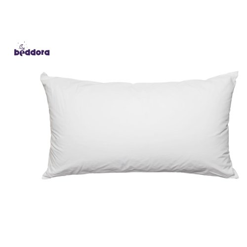 Beddora Queen Size Bed Pillow | Soft & Supportive – 700 GSM Fill with Breathable 80 GSM Cover