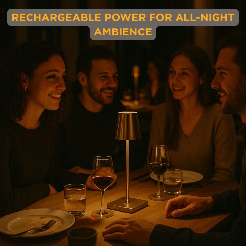 Lampe de table Abbott Trilite Classic Shade LED, lampe rechargeable sans fil, LED éclairage moderne et écologique portatif pour bureau ou table de