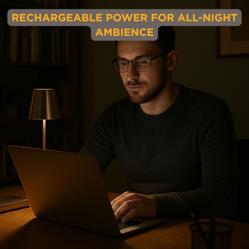 Lampe de table Abbott Trilite Classic Shade LED, lampe rechargeable sans fil, éclairage moderne écologique portatif LED pour bureau ou table de