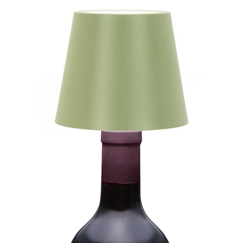 Abbott |Classic Shade LED Bottle Stopper Light- 5"H- Green