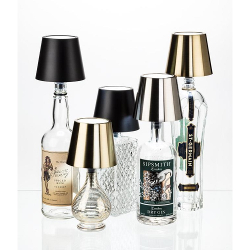 Abbott |Lampe pour bouchon de bouteille Shade LED classique - 5&nbsp;po haut. - Doré