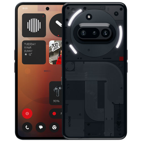 Image 1 of 8.. Nothing Phone 128GB - Black - Unlocked - Only at Best Buy