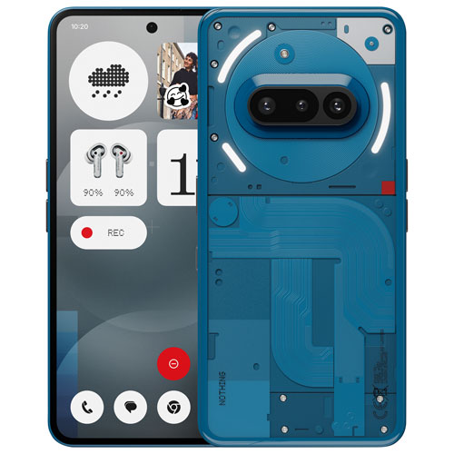 Image 1 of 8.. Nothing Phone 256GB - Blue - Unlocked - Only at Best Buy