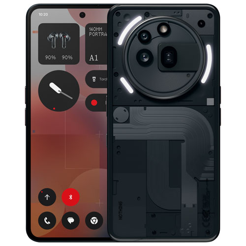 Image 1 of 8.. Nothing Phone Pro 256GB - Black - Unlocked - Only at Best Buy