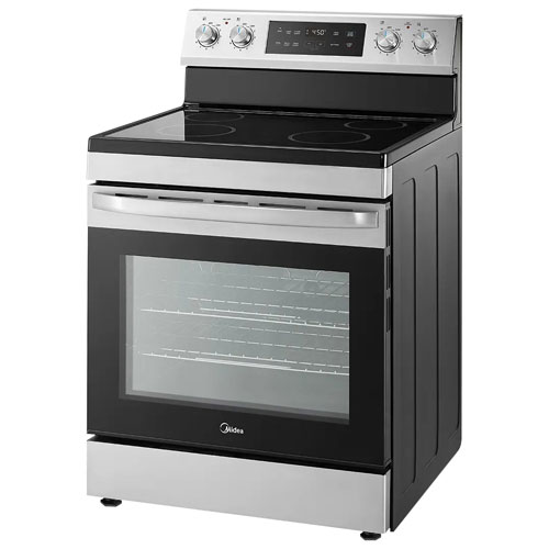 Midea 30" 6.3 Cu. Ft. Freestanding Electric Range - Stainless Steel