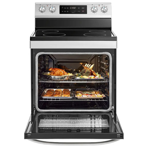 Midea 30" 6.3 Cu. Ft. Freestanding Electric Range - Stainless Steel