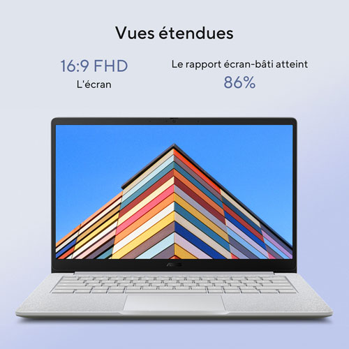 Chromebook CX14 de 14 po d'ASUS avec 3 mois de forfait Google AI Pro - Gris