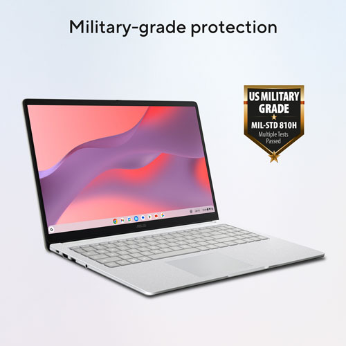 ASUS CX15 15.6" Chromebook - Pure Grey (Intel Celeron N4500/8GB RAM/128GB SSD/ChromeOS)