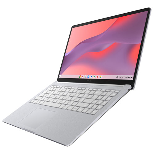 ASUS CX15 15.6" Chromebook - Pure Grey (Intel Celeron N4500/8GB RAM/128GB SSD/ChromeOS)