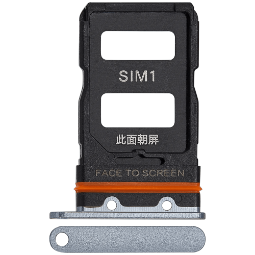 ESOURCE PARTS  Replacement Sim Card Tray Compatible for Xiaomi 12 (Blue)