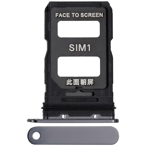ESOURCE PARTS  Replacement Sim Card Tray Compatible for Xiaomi 14 (Black)