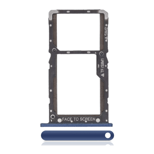 ESOURCE PARTS  Replacement Sim Card Tray Compatible for Xiaomi Pocophone F1 (Steel Blue)