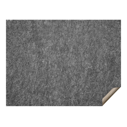 VEVOR 9' x 12', 1/4"Thick Slip-Resistant Rug Pad, Protective Cushioning Carpet Pad, Dual Surface - Polyester Felt + Latex, Gray, 10-11㎡ Area Carpet