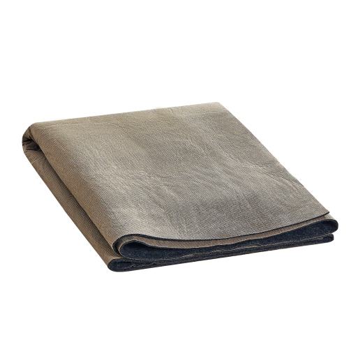 VEVOR 5' x 8' Slip-Resistant Rug Pad, Protective Cushioning Carpet Pad, 1/4"Thick, Dual Surface - Polyester Felt + Latex, Gray, 3-4㎡ Area Carpet