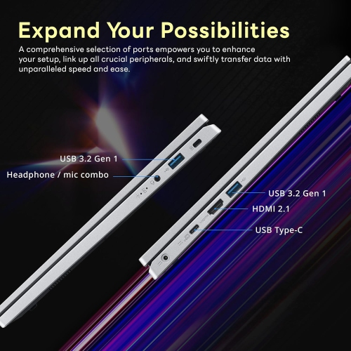 Refurbished - Acer Aspire 3 Spin 14" 2-in-1 Laptop, WUXGA IPS Touchscreen, Intel i3-N305, 8GB LPDDR5x, 256GB SSD, Intel UHD Graphics, Wi-Fi 6,