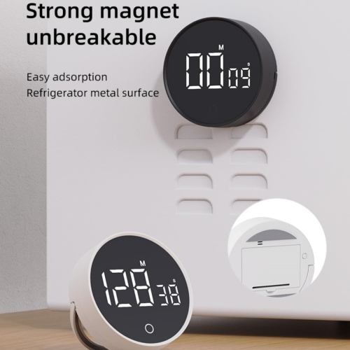 Digital Kitchen Timers, LED Display Magnetic Countdown Countup Timer for Classroom, Timer for Cooking and Timer for Seniors and Kids to Use