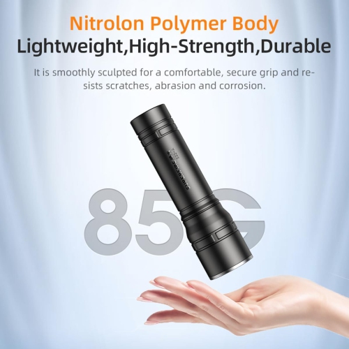 Mini lampe de poche tactique, petite lampe de poche super lumineuse, puissante et rechargeable LED avec 5 modes d'éclairage, Maison, Urgence, Camping