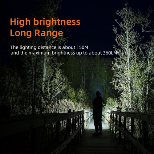 Mini lampe de poche tactique, petite lampe de poche super lumineuse, puissante et rechargeable LED avec 5 modes d'éclairage, Maison, Urgence, Camping