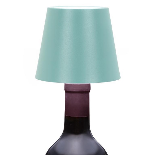 Abbott |Classic Shade LED Bottle Stopper Light- 5"H- Light Blue