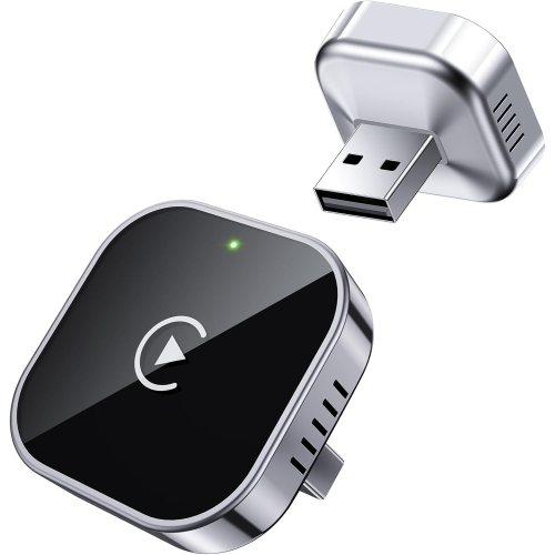 ENOMIR Wireless CarPlay & Android Auto Adapter 2025 - Plug & Play USB Dongle For IPhone & Android