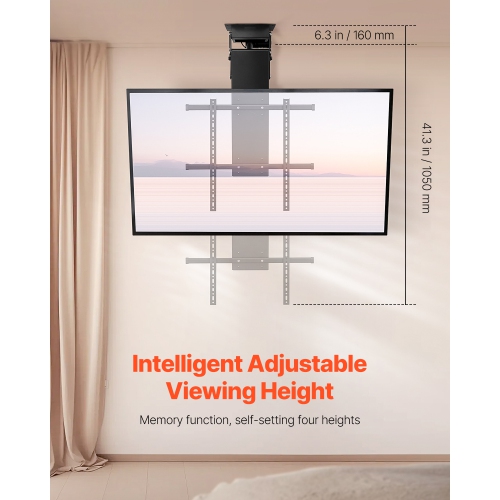 VEVOR&nbsp;Motorized&nbsp;Ceiling&nbsp;TV&nbsp;Mount,&nbsp;for&nbsp;32&nbsp;to&nbsp;70&nbsp;Inch&nbsp;TV,&nbsp;Adjustable&nbsp;Motorized&nbsp;Flip&nbs