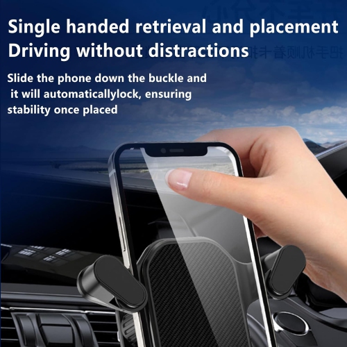 New car phone holder gravity inverted firmly linked spiral air outlet dedicated mobile phone navigation holder most cars, SUV and trucks universal