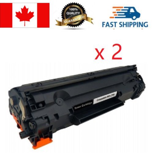2 Pack CANON 128 BLACK TONER CARTRIDGE – COMPATIBLE