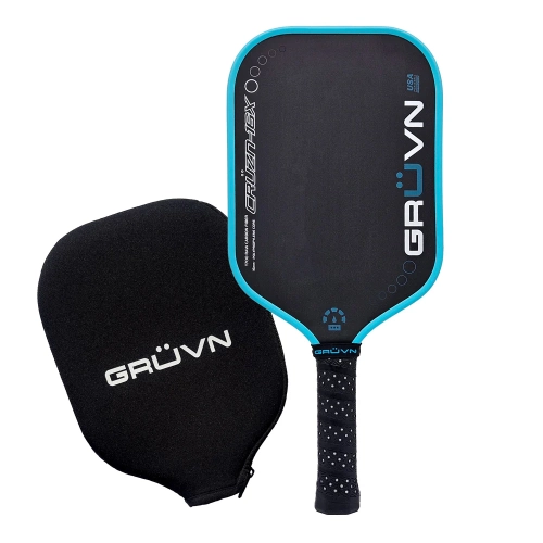 GRVN  Grüvn Cruzn-16X Pickleball Paddle Edge Elongated Mid-Weight Durable In Blue