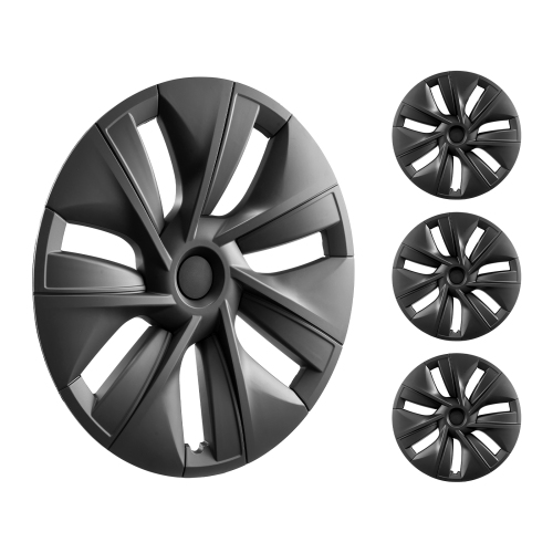VEVOR  19 In Wheel Rim Cover Hubcaps, 2020-2023 Model Y Fully Fit Hubcap w Snap, Guard Tape & Valve Nozzle Hole, Abs & PC Hubcap w High Rigidity &