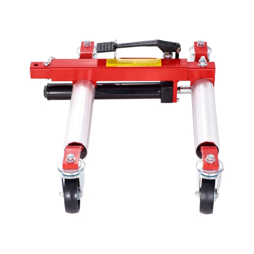 VEVOR 1500 Lbs Capacity Wheel Dolly, Car Dolly, Car Jack Dolly Lifter with 360° Rotatable Wheels, Heavy Duty Vehicle Positioning Hydraulic Tire Jack,