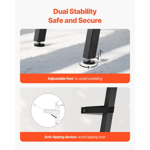 VEVOR 70.9 inches Narrow Console Sofa Table, Behind Couch Table, 2-Tier Long Entryway Table and Skinny Hallway Table, Narrow Sofa Table with Metal