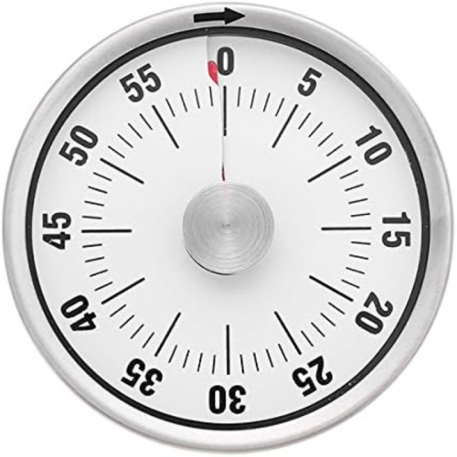 Visual timer kitchen machine timer learning children's kitchen reminder magnetic cooking stopwatch alarm clock - white